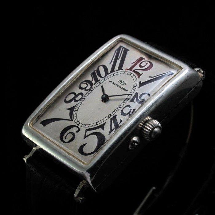 Mens 1912 IWC INTERNATIONAL WATCH Co SCHAFFHAUSEN Vintage RECTANGULAR 