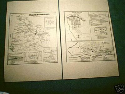 North Huntingdon Irwin PA 1867 Map with Homeowners  