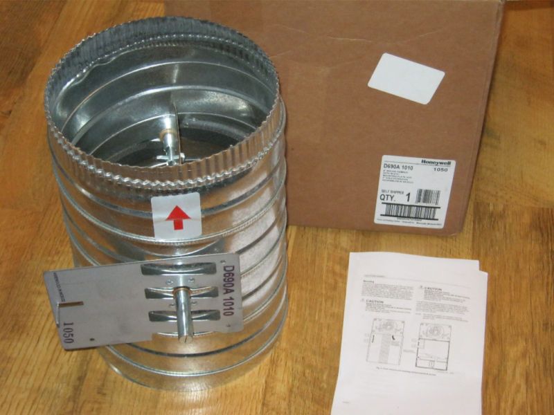 Honeywell D690 8 Round Damper D690A 1010  