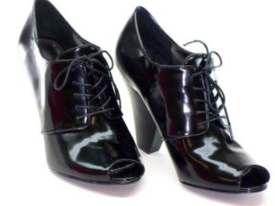 BCBG Dolly Womens Oxfords Shoes Open Toe Booties 8.5  