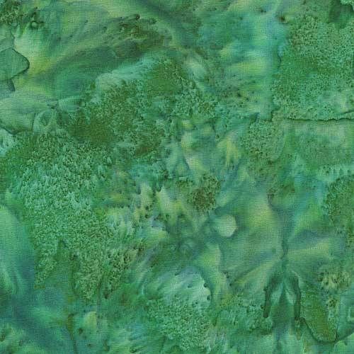 Hoffman ½ yd Bali Hand Dyed Batik 1895 553 Rainforest  