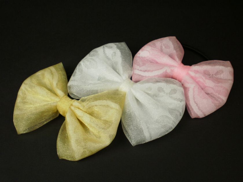 New Mull Chiffon Bowknot Scrunchies Hair Accessories  