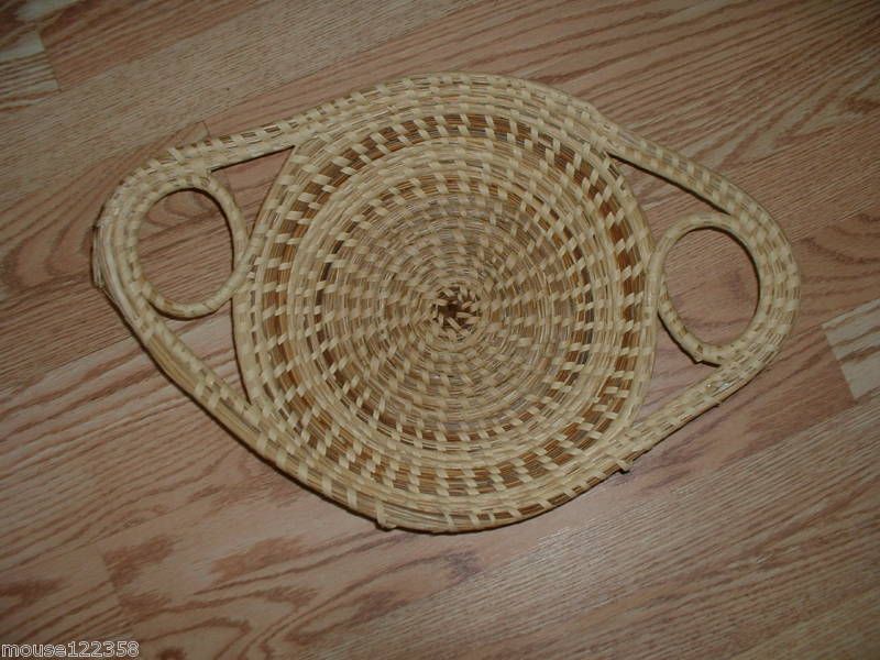 SC South Carolina Gullah Sweetgrass Basket Nice desig  