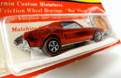 Hot Wheels HK Redline RED CUSTOM MUSTANG CHEETAH CARD BP Sweet 16 