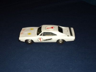 Eldon Dodge Road Race Slot Car Set Coronet & Charger  