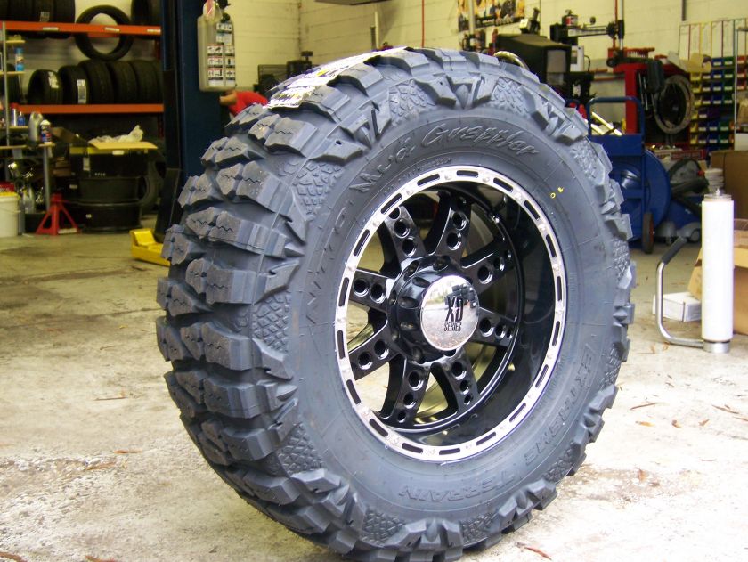 XD Diesel Black 18 Nitto Mud Grappler 35x12.50 18  