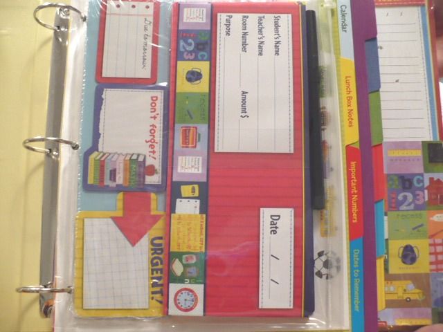 Busy Family School Organizer NEW  