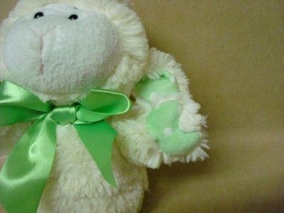 Animal Adventure Baby Lamb Sheep Mint Green Plush Nice  