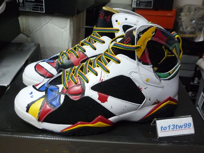 2008 AIR JORDAN 7 VII RETRO OLYMPIC OG WHITE SPORT RED SZ 8.5 DS 