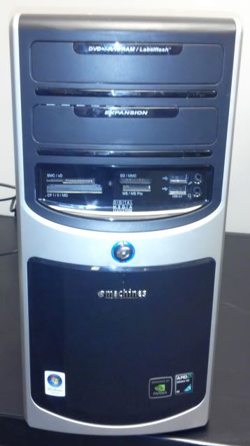 eMachine ET1161 03 AMD Athlon 64 X2 4400+ 2.3GHz 3GB 320GB HDD Multi 