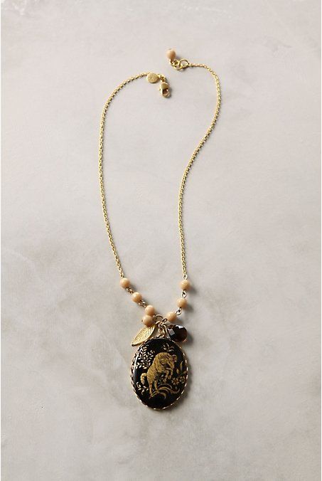 Anthropologie Zodiac Heirloom Necklace Aries NWT  