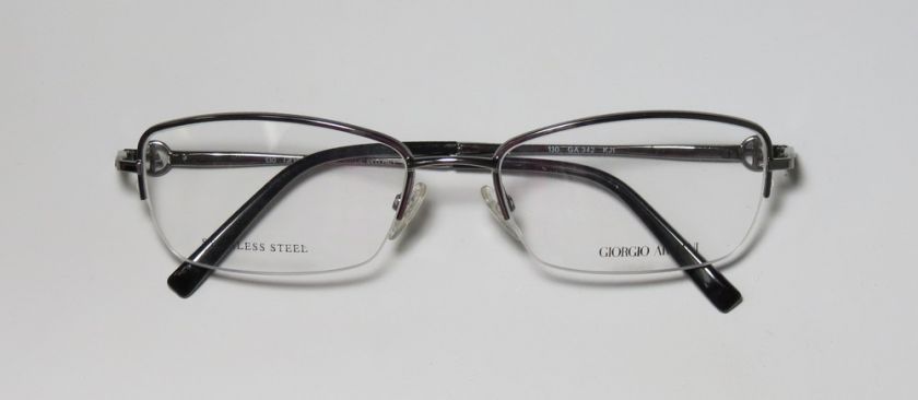   ARMANI 342 51 17 130 VISION CARE RUTHENIUM EYEGLASS/GLASSES/FRAME