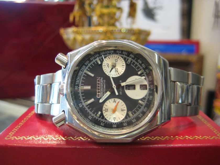 MENS CITIZEN BULLHEAD CHRONOGRAPH AUTOMATIC WATCH  