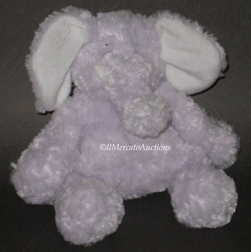 Baby GANZ Plush ELEPHANT Stuffed Toy Rattle Lovey 8  