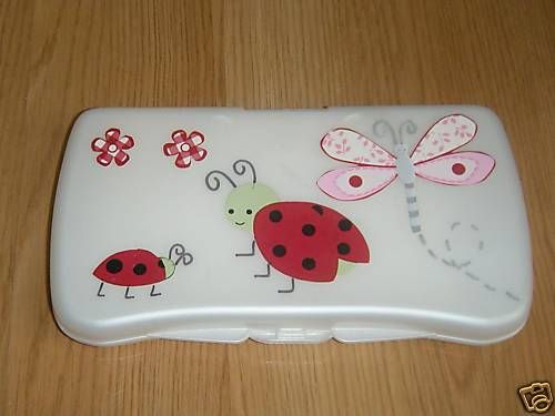 BRAND NEW TRAVEL BABY WIPES CASE KIDSLINE LADYBUGS  