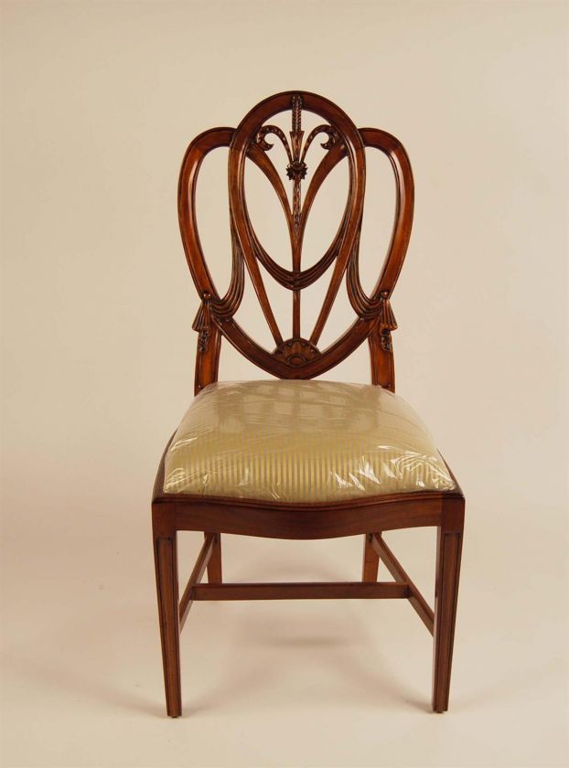 Mahogany Shield Back Dining Room Chairs~Sweetheart  