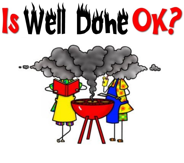 Is Well Done OK? Funny BBQ Apron For Parties  