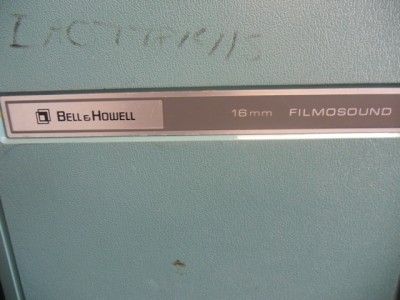 Bell Howell 1585 16MM Filmosound Movie Film Projector  