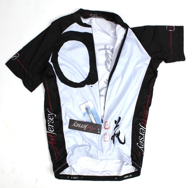 ART JERSEYS CALLIGRAPHY Bike Cycling Large Jersey NEW  