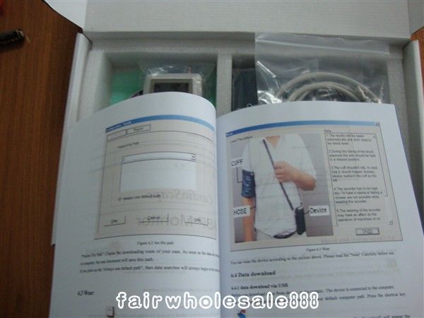 24 hours Ambulatory Blood Pressure Monitor ABPM 3 Cuff  