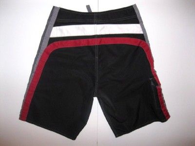 mens GOTCHA surf BOARD SHORTS red black 28  