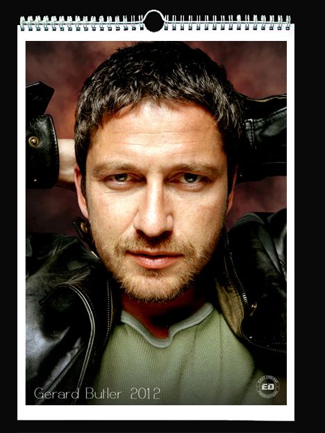 GERARD BUTLER 2012 WALL HOLIDAY CALENDAR  