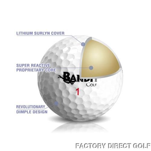 New Pro Bandit Hot ILLEGAL Tour DISTANCE HX GOLF BALLS  