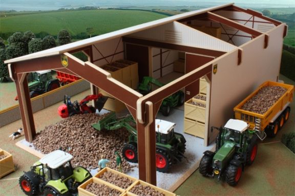 BRUSHWOOD TOYS BT3000 CUBICLE SHED 132 SCALE NEW  