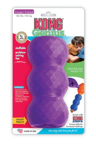 Kong GENIUS MIKE Treat Dispensing Dog Puzzle Toy X LG (035585110189 