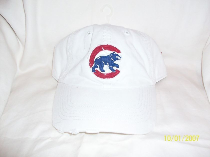 Chicago Cubs hat   The Franchise 47 Twins   White with RedBlue logo 