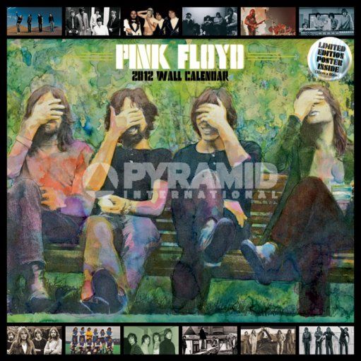 PINK FLOYD   2012 OFFICIAL CALENDAR + LIMITED EDITION POSTER (NEW 