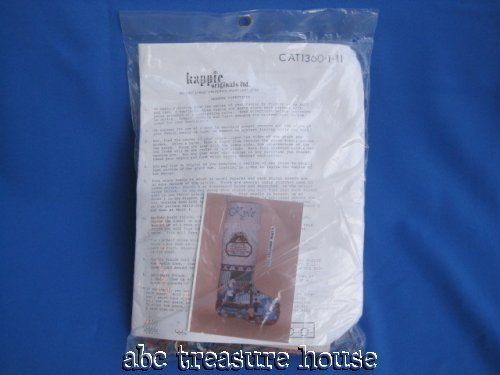 Kappie CHRISTMAS STOCKING Counted Cross Stitch KIT New  