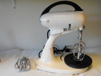   Hamilton Beach Model G Mixguide Hand Held Stand Rotary Mixer Pat. 1939