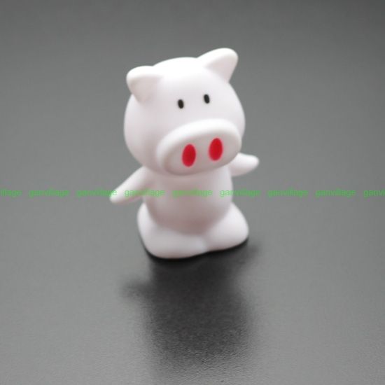 Color Change Lamp Night LED Sleep Light White Pig New  