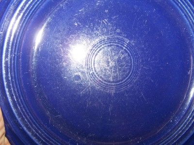 Vintage Fiesta Ware Fiestaware 10 Cobalt Plate Dinnerware Kitchen 