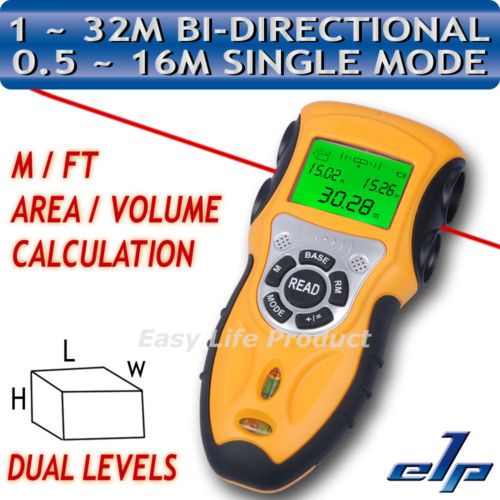 Bidirectional Ultrasonic Range Distance Meter Laser 32m  