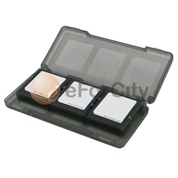 3x 6 Game Card Case + Stylus for NDSi DSi XL LL red  