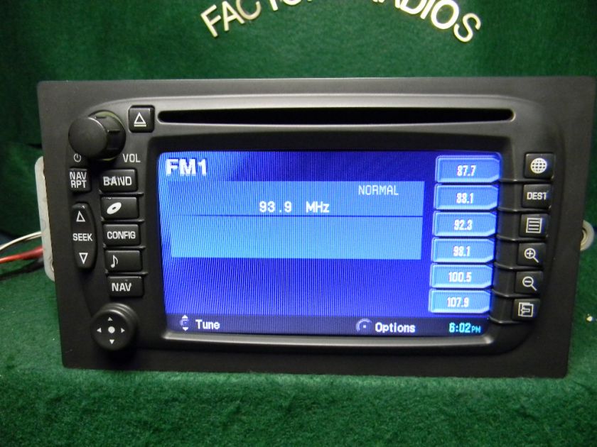 GM CHEVY CADILLAC NAVIGATION DVD RADIO 15204335 LUX 30 days Warranty 