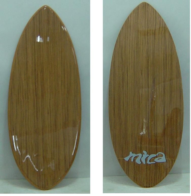   bidding on a BRAND NEW 51 Stander Size Epoxy Wood Veneer skimboard