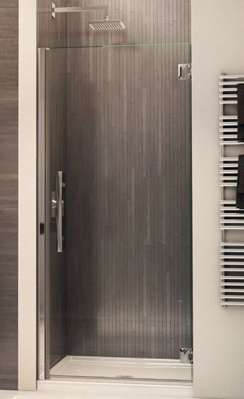Fleurco KARA Frameless Shower Door, 27 to 28 Opening  