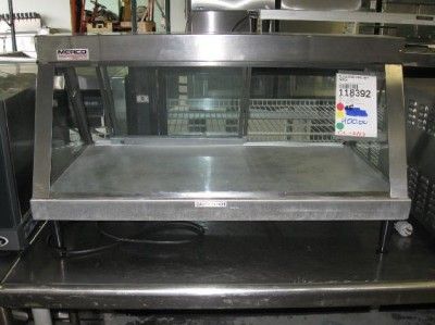 36 MERCO STAINLESS STEEL 1 TIER/LEVEL HOT FOOD WARMER MERCHANDISER 