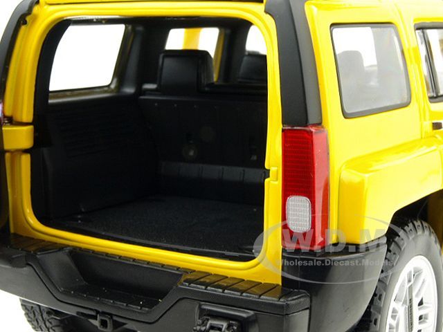 HUMMER H3 YELLOW 118 DIECAST CAR MODEL  