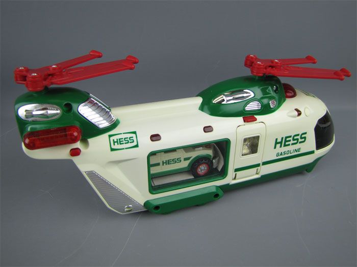 2001 HESS AMERADA Toy Helicopter Motorcycle & Cruiser  