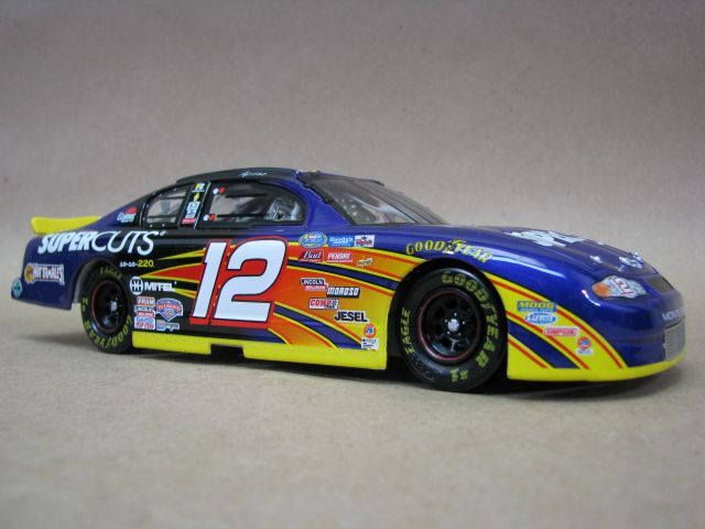 2001 Action #12 Kerry Earnhardt 1/24 Diecast stock car  