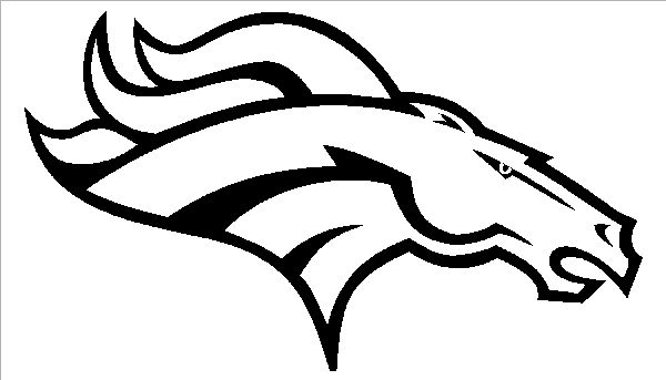 Denver Broncos Horse Head 8 Auto Window Sticker Decal  