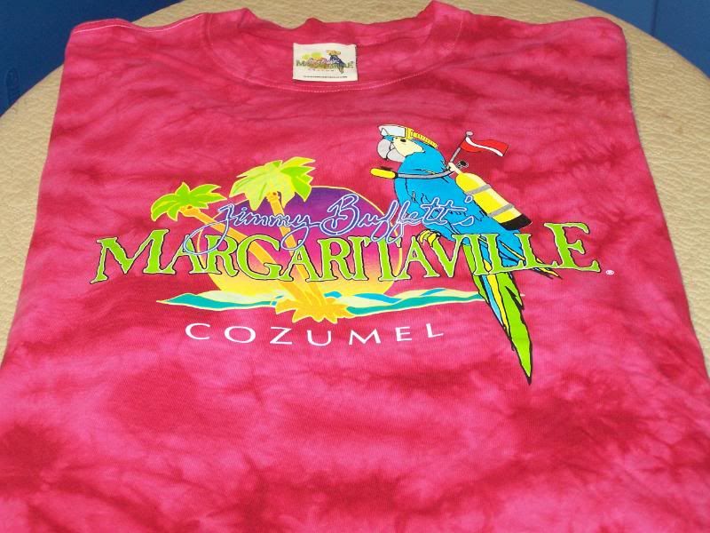 Jimmy Buffett MARGARITAVILLE Restaurant COZUMEL Mexico TIE DYE T Shirt 