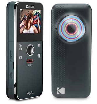 KODAK ZE1 PLAYFULL HD VIDEO CAMERA BLACK / BLUE EASYSHARE CAMCORDER 