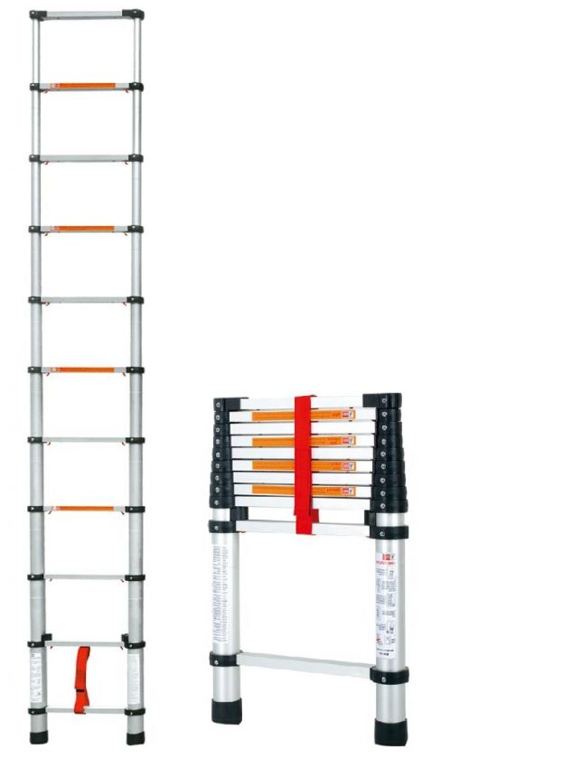   ALUMINUM ALLOY TELESCOPIC TELESCOPING EXTENDABLE LADDER EXTEND  