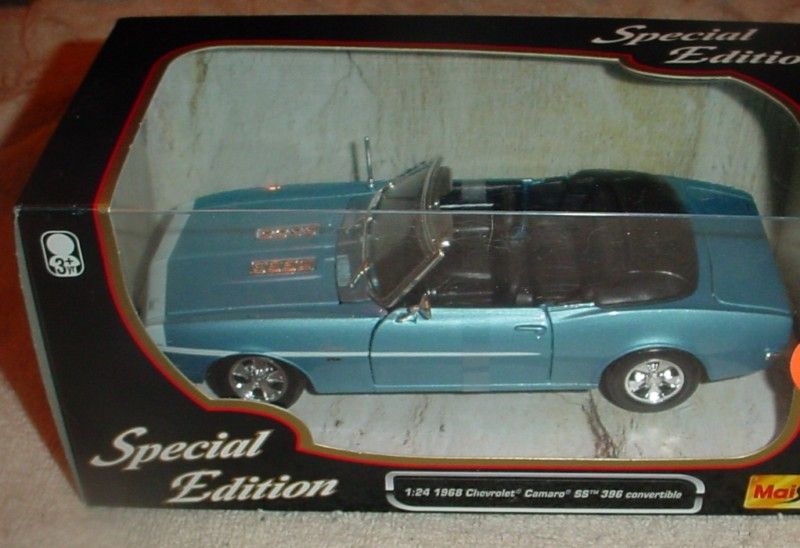 MAISTO 1/24 SCALE 1968 CHEVY CAMARO SS 396 CONVERTIBLE  