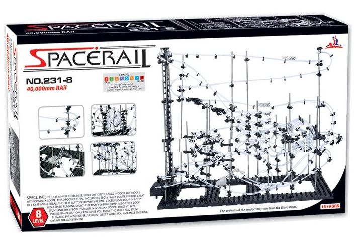 SpaceRail Level 8 Marble Roller Coaster SpaceWarp (Australia)  